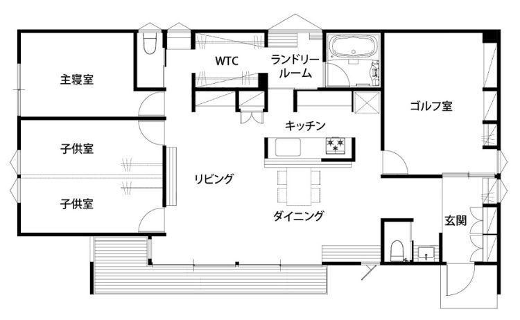 平屋の間取り